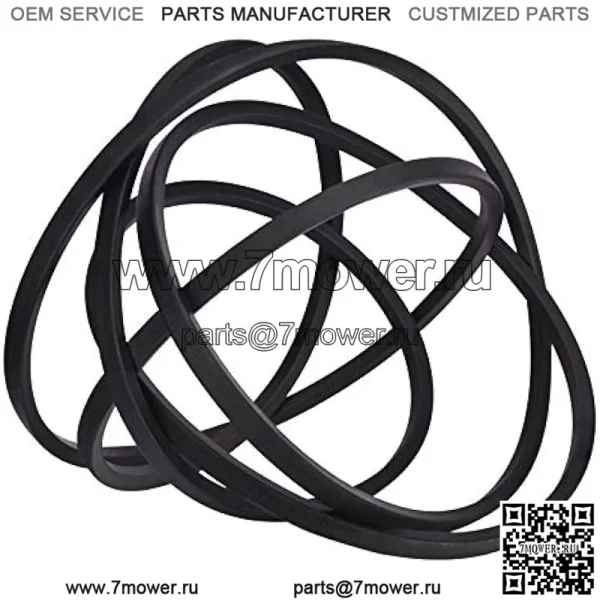 532197253 Ремень палубы 1/2" X 100 1/4" Совместим с Husqvarna 32197253 592855001 AYP 197253 532197253 592855001 Ariens 21546422 21547025 21547238 Улан 429636 197253 - Image 2