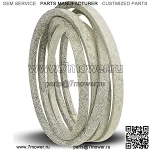 Замените 587270001 Ремень деки, подходящий для Husqvarna Zero-Turn Z242F Z242E 967953803 967271802 Газонокосилка серии 42 дюйма, приводной ремень 1/2 x 121 дюйм, изготовлен из кевлара
