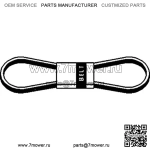 31748 Приводной ремень 5/8 x 129,4 дюйма для древесины 9180 9204 CA RM48 Подходит для JD 2 RM48YM