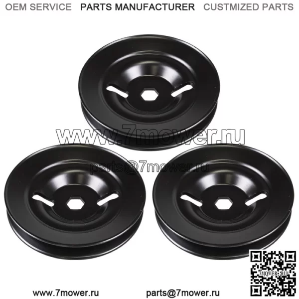 Шкив шпинделя для John Deere L120 L130 LA130 LA140 Z245 M155979, 3 шт. - Image 2