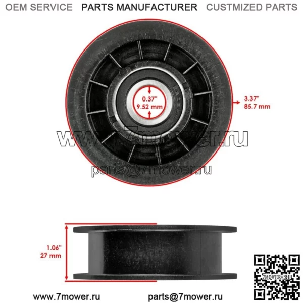 Приводные шкивы для John Deere L120 L130 CV23S LA100 31P677 LA105 LA110 LA115 - Image 3