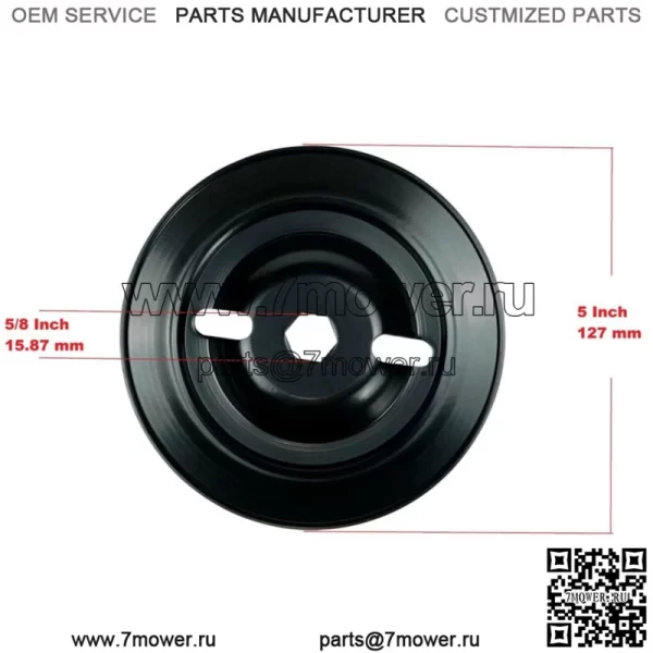шкива шпинделя для шкива John Deere L120 L130 LA130 LA140 145 S240145 155C - Image 2