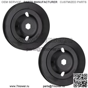 Шкив шпинделя для John Deere 155C L120 L130 D140 D150 D160 48 дюймов, 3 шт.