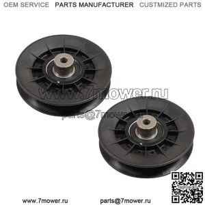 2 V-образных натяжных шкива AM134502 Подходит для моделей John Deere: X300 X300R X304 X305R X310 ++
