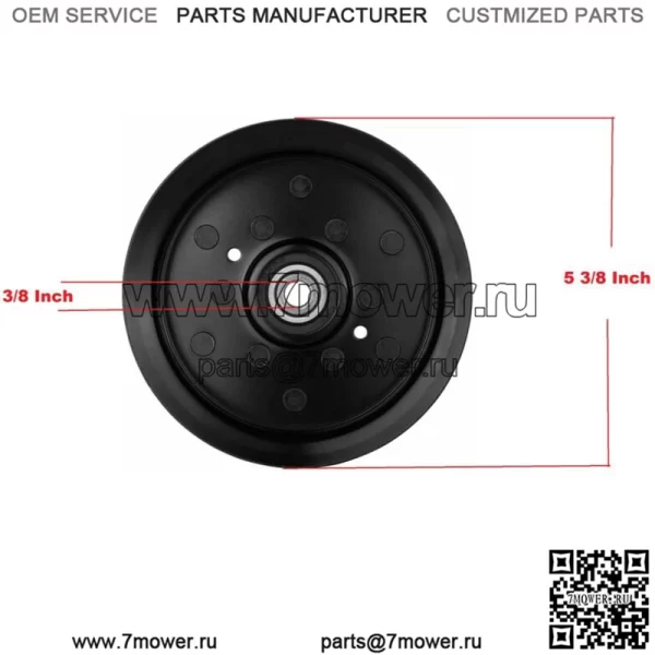 Комплект из 3 натяжных шкивов 54" для YTH26K54 YTH26V54 YTH2754 Z254 RZ54i - Image 2