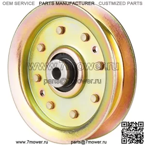 Плоский натяжной шкив заменяет Husqvarna AYP 175820 532175820 596481401 Kees 107620 CT126 GTH2548 GTH2654 LT126 YTH2448, 1 упаковка