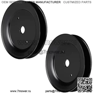 Шкив шпинделя деки заменяет AYP Husqvarna Dixon 129206 153532 173435 532173435,AYP Poulan Husqvarna 2348LS 2748GLS GTH2648 GTH264 LT120 LT141,2 Pack