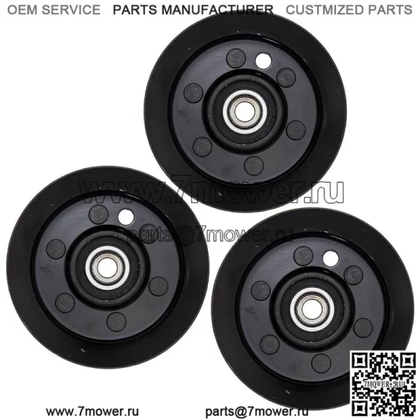 Комплект плоских натяжных шкивов для TimeCutter SS5000 Z4200 106-2175 132-9420, 3 шт. - Image 2