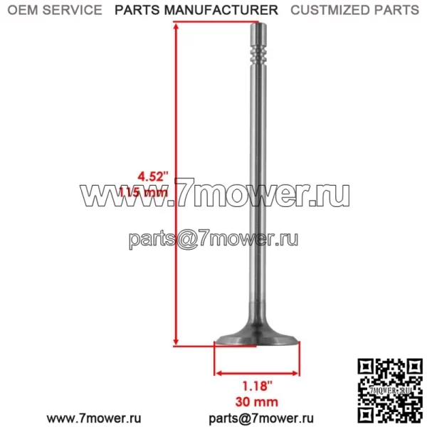 Выпускной и впускной клапан для Polaris Ranger RZR 800 2008-2014 (Для: Polaris Sportsman 800) - Image 2
