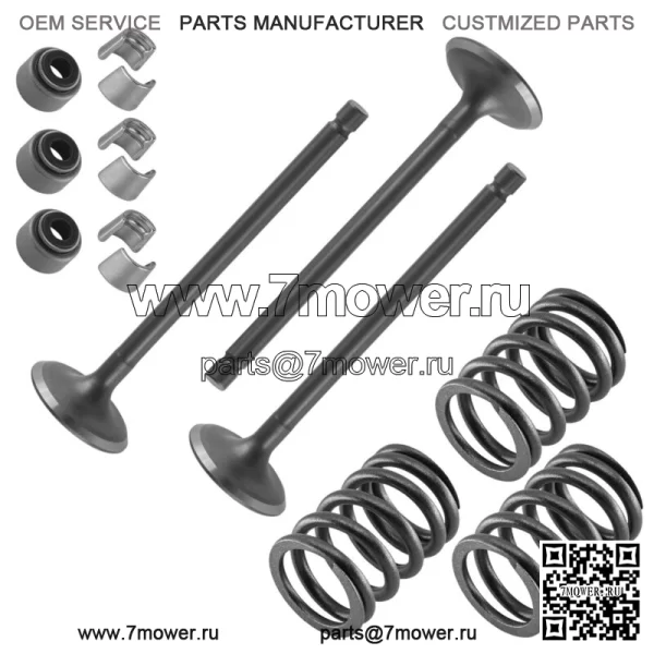 3 комплекта впускных клапанов для Yamaha Grizzly 660 4x4 2002 2003 2004 2005 2006-2008 (Для: Yamaha Rhino 660 2006 г.)