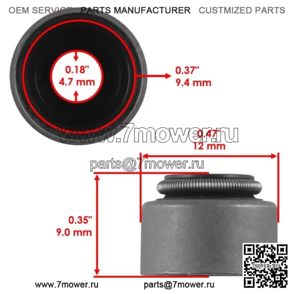 3 комплекта впускных клапанов для Yamaha Grizzly 660 4x4 2002 2003 2004 2005 2006-2008 (Для: Yamaha Rhino 660 2006 г.) - Image 4