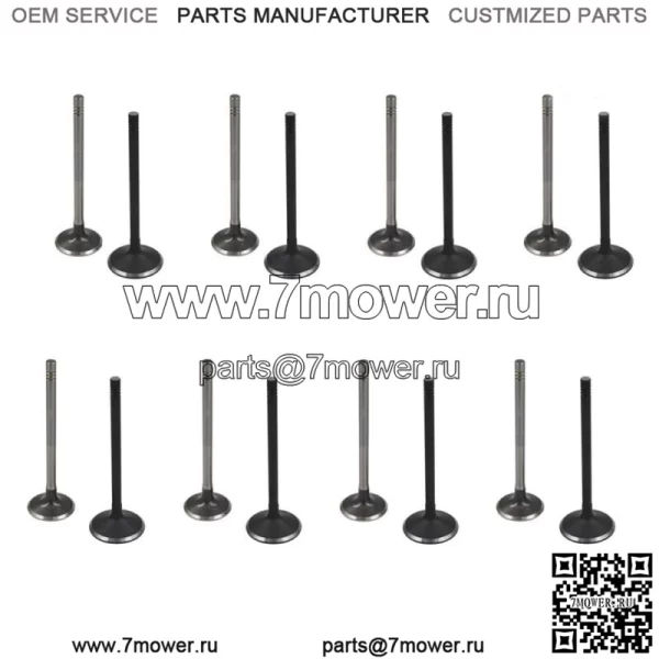 16X впускных и выпускных клапанов двигателя, подходящих для Aura GM ECOTEC DOHC 2.0L 2.2L 2.4L