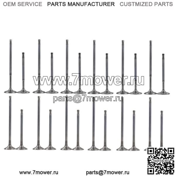 Впускные и выпускные клапаны двигателя подходят для VW R32 Touareg CC Passat AUDI Q7 3,2 3,6 V6