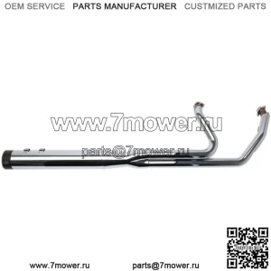 Хромированная выхлопная система Sidewinder 2 в 1 Harley Touring (Для: Harley-Davidson)