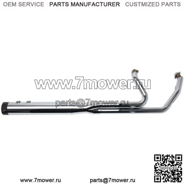 Хромированная выхлопная система Sidewinder 2 в 1 Harley Touring (Для: Harley-Davidson)