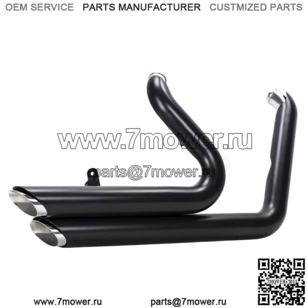 Черные выхлопные трубы Short Shots Short Shots Harley Dyna FXD 91-05 (Для: Harley-Davidson)