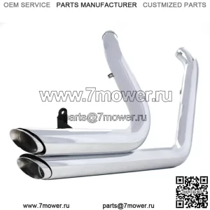 Хромированные насадки Shortshots Short Shots Выхлопные трубы Harley Dyna FXD 91-05 (Для: Harley-Davidson)