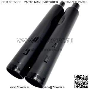 Rinehart Black DBX45 4,5-дюймовые накладные глушители выхлопных труб 2017+ Harley Touring (Для: Harley-Davidson)