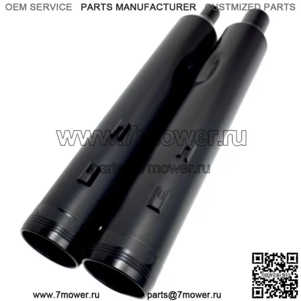 Rinehart Black DBX45 4,5-дюймовые накладные глушители выхлопных труб 2017+ Harley Touring (Для: Harley-Davidson)