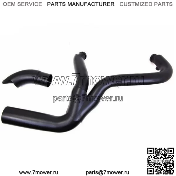 Черный разъем выхлопной трубы High Output 2 в 1 Harley Touring Bagger 2007-2016 (Для: Harley-Davidson)