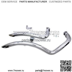 Хромированные выхлопные трубы Curvado большого радиуса 2 дюйма Harley Sportster 2004-2013 гг. (Для: Harley-Davidson)