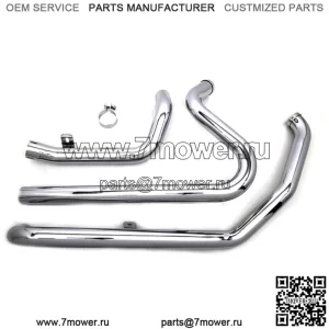 Хромированные выхлопные патрубки True Dual Crossover Harley Dresser Touring 2010-2016 (Для: Harley-Davidson)