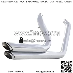 Хромированные насадки Shortshots Short Shots Выхлопные трубы Harley Dyna FXD 06-17 (Для: Harley-Davidson)