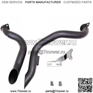 2-дюймовые выхлопные трубы LAF LAF Black Y Down Draft Drag Pipes 71-84 Harley Shovelhead (для: Harley-Davidson)
