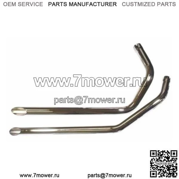 V-Factor 1 3/4" Хромированные 40-дюймовые выхлопные трубы Harley Ironhead Sportster Chopper (Для: Harley-Davidson)