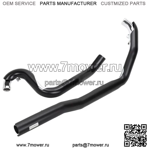 Система выхлопных труб ACM Black True Duals Harley Touring Bagger 95-08 (Для: Harley-Davidson)