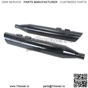 4-дюймовые накладные глушители Black Slash Freedom Tip, выхлопные трубы 95-16 Harley Touring (для: Harley-Davidson)