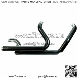 Черные выхлопные трубы Power-Tune True Duals Harley 17+ Touring Bagger (для: Harley-Davidson)