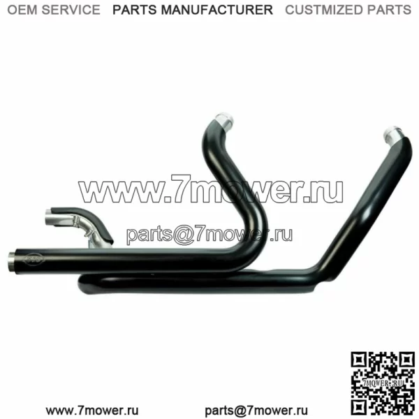 Черные выхлопные трубы Power-Tune True Duals Harley 17+ Touring Bagger (для: Harley-Davidson)