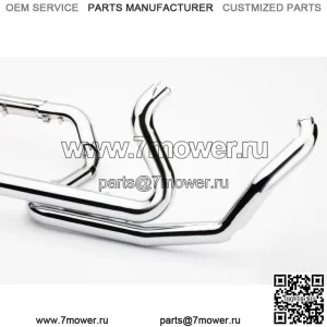 Хромированная выхлопная система Cobra PowerPort с двумя разъемами Harley Touring Dresser 2009-2016 гг. (Для: Harley-Davidson)