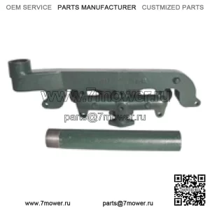 Выпускной коллектор AT13134 подходит для трактора John Deere 1010, газ AT21369 T19981