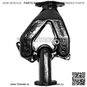 Подходит для ТРАКТОРА John Deere МОДЕЛИ 430, НОВЫЙ ВЫПУСКНОЙ ПАТРУБОК REPRO T10369T