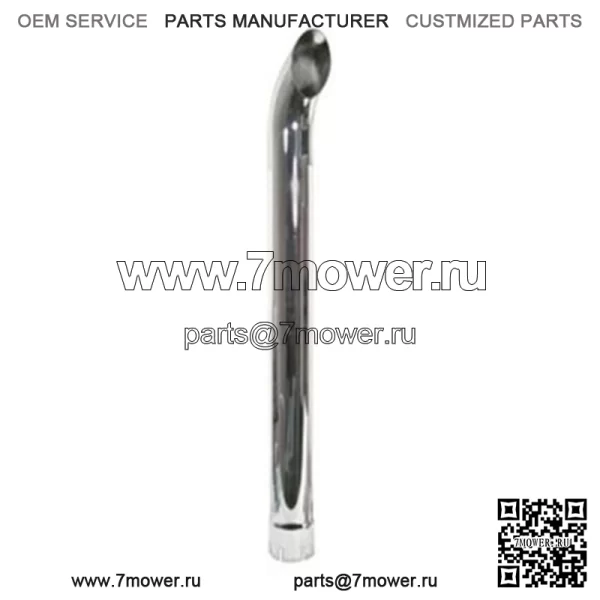 ZNL89057C Изогнутая хромированная выхлопная труба PM89057C ZN489057C 89057C