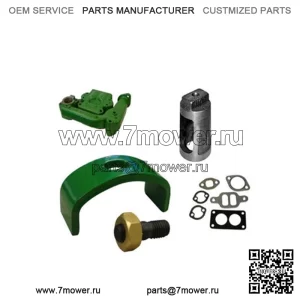 Подходит для John Deere 50, ЗАЖИМ ВПУСКНОГО ПАТРУБКА, ПРОКЛАДКИ ТЕПЛООБМЕННИКА B3211R B
