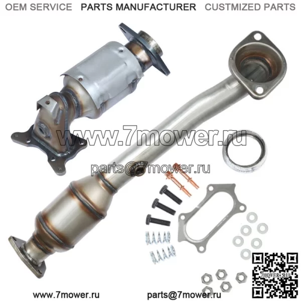 Для Honda CRV CR-V 2.4L 2010-2011 гг. Каталитические нейтрализаторы спереди и сзади 745478544CV11 - Image 2