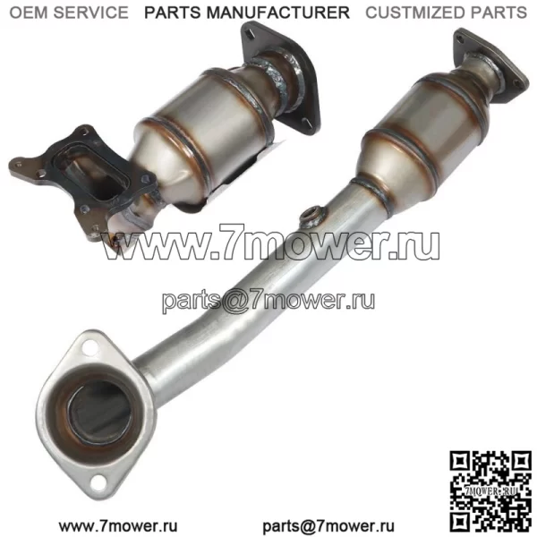 Для Honda CRV CR-V 2.4L 2010-2011 гг. Каталитические нейтрализаторы спереди и сзади 745478544CV11 - Image 4