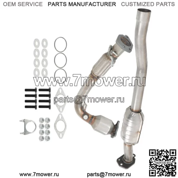 Для GMC Terrain 2.4L 2010–2014 каталитические нейтрализаторы спереди и сзади