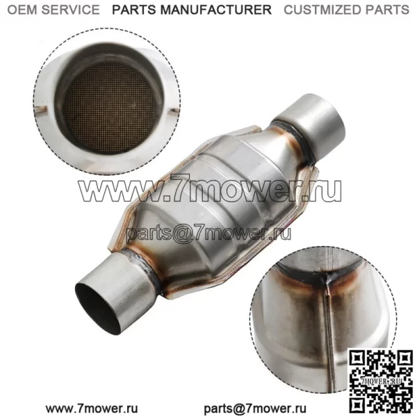 Для Chevy Silverado 1500 GMC Ford 2 шт. 2,5 "универсальный каталитический нейтрализатор, серебристый - Image 3