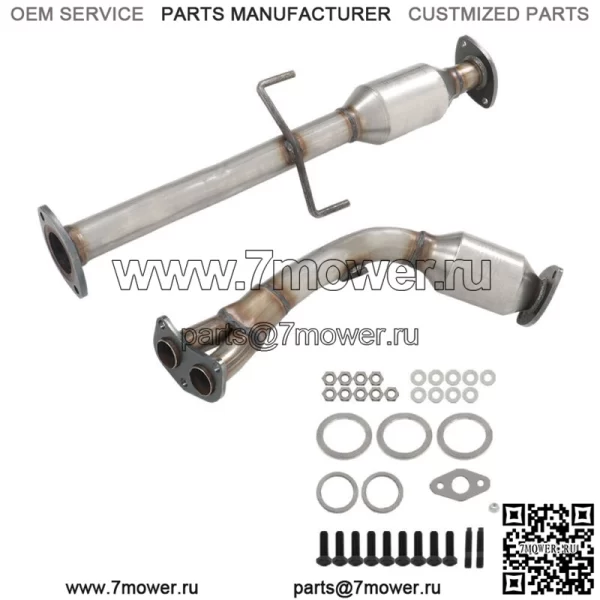 Для Toyota Tacoma 2.7L V4 2000-2004 годов выпуска комплект каталитических нейтрализаторов спереди и сзади