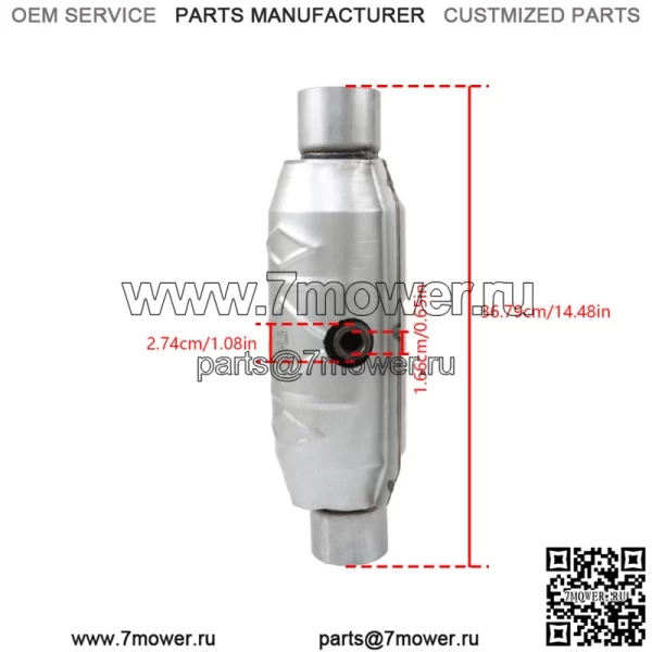 Для Ford F-150 5.4L 5.0L V8 2,5 "впускной/выпускной каталитический нейтрализатор и тепловой экран - Image 4