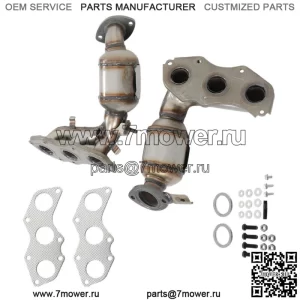 Для Toyota Sienna 3.5L 2011-2015 гг., банк 1 + 2, каталитические нейтрализаторы в коллекторе