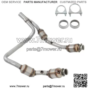 Передний каталитический нейтрализатор Jeep Wrangler JK 3,8 л, Y-труба, для 2007-2009 годов выпуска