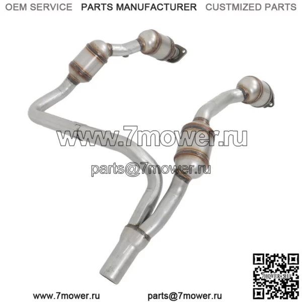 Передний каталитический нейтрализатор Jeep Wrangler JK 3,8 л, Y-труба, для 2007-2009 годов выпуска - Image 3