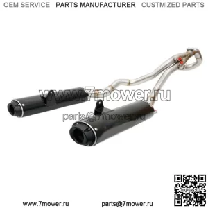 ЧЕРНЫЙ Exhat Yamaha 700 (15-22) EVO R ATV Полная двойная система