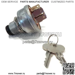 Стартер с ключами для косилки John Deere Gator 4X2, 6X4, CS, CX, HPX 4X2, HPX 4X4