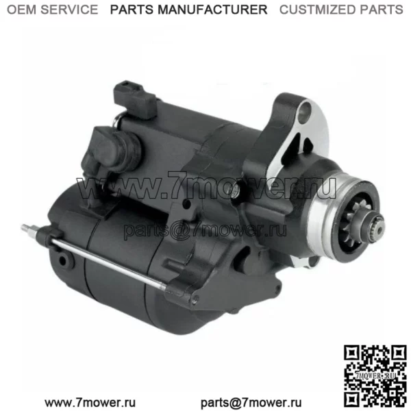 1,4 кВт Black Starter 07-17 Big Twin Cam Harley Softail Touring (Для: Harley-Davidson)